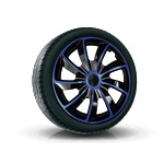 NRM капаци 16", quad bicolor синьо 4брой (vtv-pu-22252)
