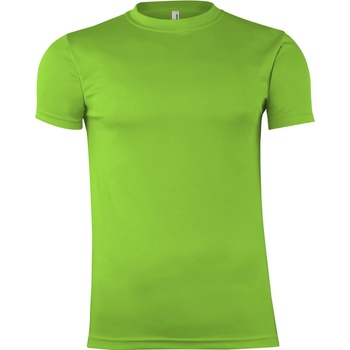 Unisex funkční triko Montana sportovní limetkově zelené