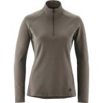 Gonso Дамска фланелка с дълъг ръкав за колоездене Gonso Women's Essential Jersey Longsleeve Therm Cycling jersey - Grey Phoenix - размер 42 (EU) (156-2671-0215)