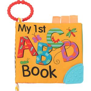 KikkaBoo Текстилна книжка с чесалка Kikkaboo - ABC (31201010208)