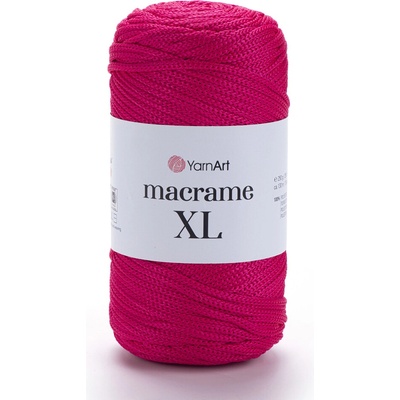 Yarn Art Macrame XL 163 jahodově červená