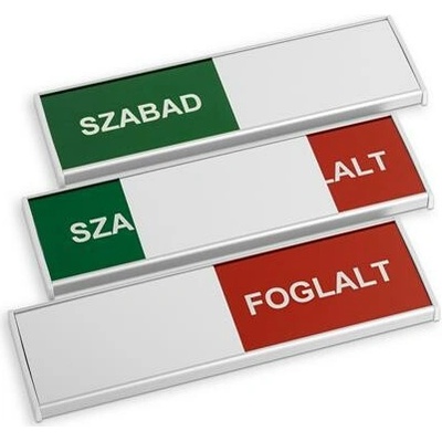 Informačná tabuľa, 200x62 mm, ANTRA "Voľné-Obsadené"
