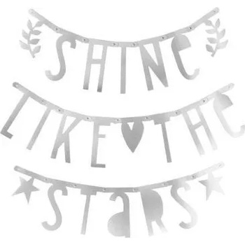 Image 1 of A little lovely company Декоративни знамена / букви Silver (GALESI06)