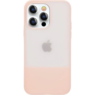 Kingxbar Калъф Kingxbar Plain Series, за iPhone 13 Pro, силиконов, розов (6959003502858)