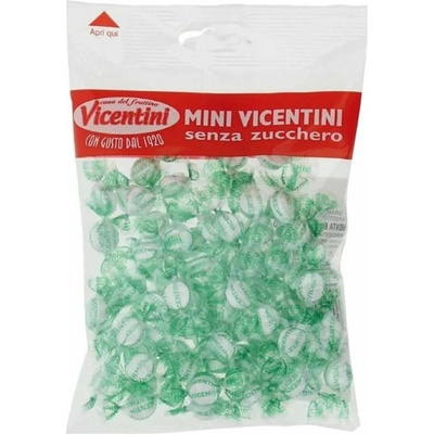 Vicentini Mini Mentolové Cukríky Bez Cukru 90 g