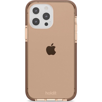 Holdit Гръб Holdit Seethru Case за iPhone 13 Pro - Кафяв