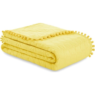 AmeliaHome Prikrývka na posteľ Meadore V medový 260x280