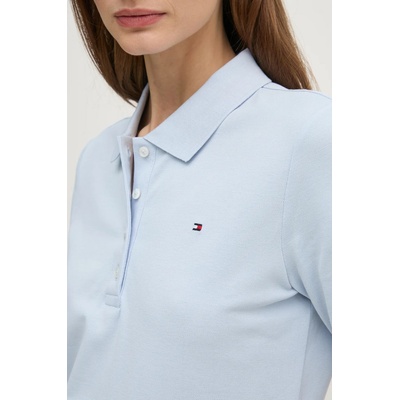 Tommy Hilfiger тениска с яка дамска с памук (WW0WW43224)