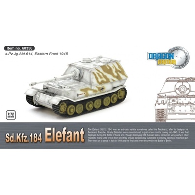 Dragon Sd.Kfz.184 Elefant German Army sPzJgAbt 614 Poland 1944 1:72