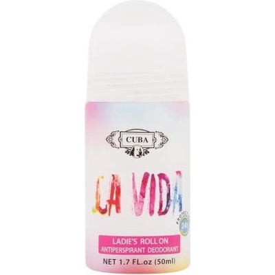 Cuba La Vida Ladie's Roll On antiperspirant roll-on 50 ml