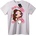 NOONEBRAND Тениска XOXO Любов Анимация - L, White
