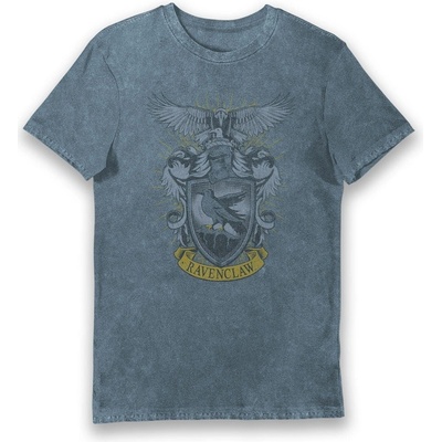 Bioworld tričko pánské Ravenclaw/Havraspár Harry Potter modré