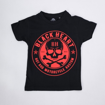 Black Heart RED SKUL BLK Černá