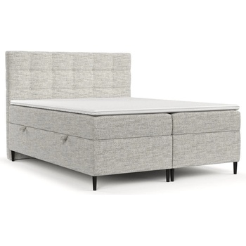 Maison de Reve Светлосиво боксспринг легло с място за съхранение 180x200 cm Urbaneo - Maison de Rêve (URBANEO180_MDR_P0_MDO481_M13_MDO481_T16_L59)