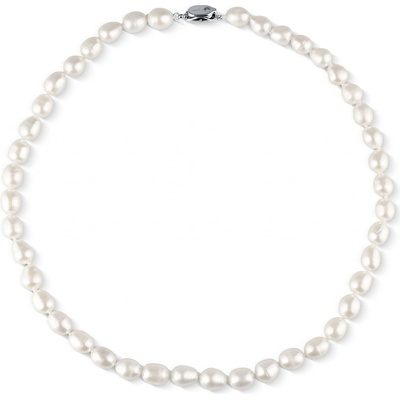 JwL Luxury Pearls Slušivý náhrdelník z pravých bílých perel JL0864
