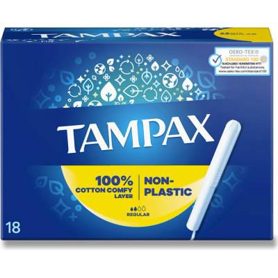 Tampax Regular Tampony S Papírovým Aplikátorem 18 ks – Hledejceny.cz