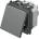 TEM Контакт шуко 2P+E 16A 2M с капаче, цвят Антрацит, Modul - VM11AA (VM11AA)