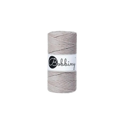Bobbiny Macrame Regular 3 mm - Pearl