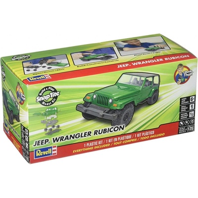 Revell Jeep Wrangler Rubicon Snap Tite 1:25