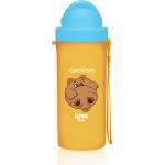 Wee Baby Чаша със сламка Wee Baby - Friends, 300 ml, оранжева (395)