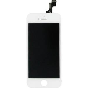 MPS Стъкло и LCD екран за Apple iPhone 5S, бяло (05323)