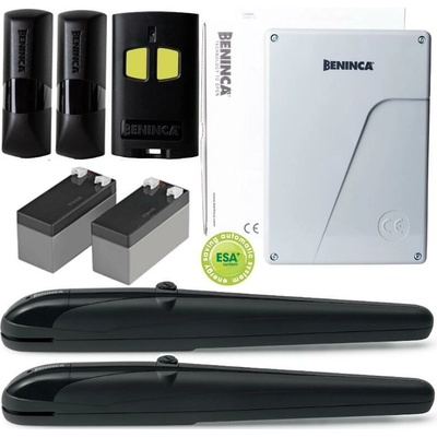 Beninca KBOB2124DK.P TURBO 24V sada pre 4m dvojkrídlové brány + batérie