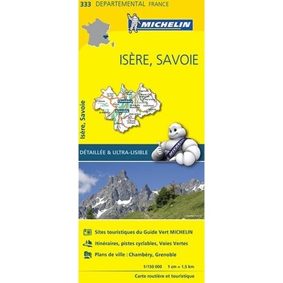 Michelin vydavatelství mapa Isere,Savoie 1:150 t.
