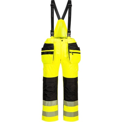Portwest nohavice PW356 Hi Vis s laclem reflexní žltá čierna