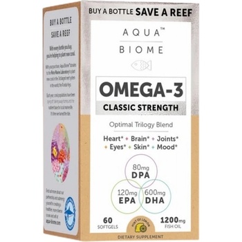 Image 1 of Enzymedica Aqua Biome Omega-3 Classic Strength 1200 mg [60 Гел капсули]