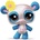 TM Toys Littlest Pet Shop: Фигура - 1 бр. , серия 5, 449 Панда (1007-449)
