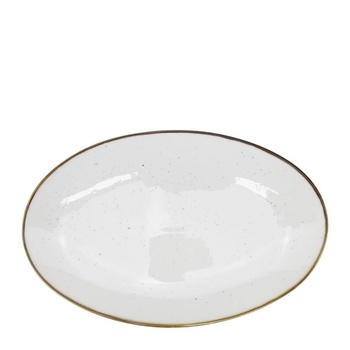 Image 1 of Horecano - Порцеланово плато овално 39, 5x25, 5xh3, 8см ARIZONA GLISS-(HC-56975) (0156975)