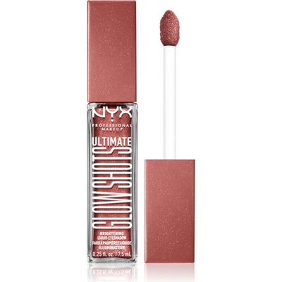 NYX Cosmetics Ultimate Glow Shots течни очни сенки с брокат цвят 17 Po$H 7, 5ml