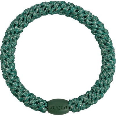 KKNEKKI Gumička do vlasů Kknekki Turkish Glitter, modrá barva, zelená barva, textil – Zbozi.Blesk.cz