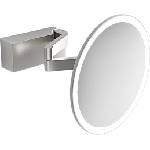 Decor Walther Увеличително козметично огледалце x5 Vision стенно цвят стомана мат (0123176)