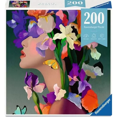 RAVENSBURGER Moment Kvetinová hlava Iris 200 dielov