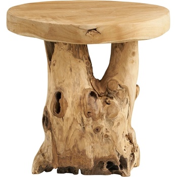 House Nordic Кръгла странична масичка от масивно тиково дърво ø 40 cm Palena - House Nordic (1601100)