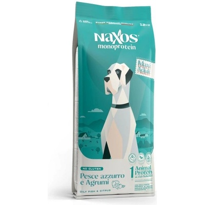 Naxos monoprotein adult maxi ryba s citrusy 12 kg