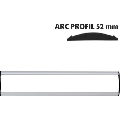 A-Z Reklama CZ Orientační nástěnná tabulka 52 × 350 mm - Arc Profil – kód UDS520NB35