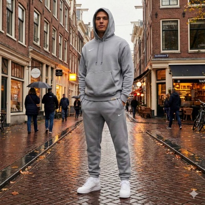 NIKE Мъжки спортен екип dri-fit lifestyle - fd7734-012 / fd7738-012