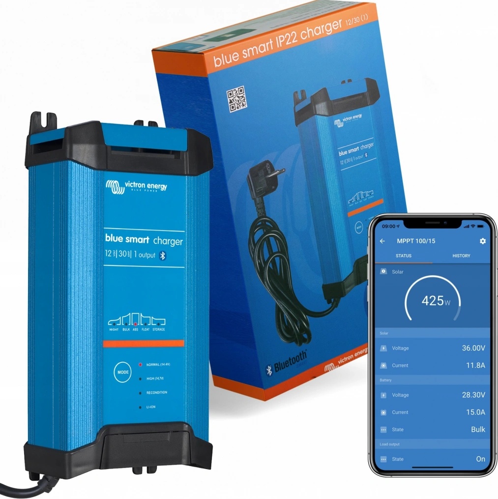 Tohle je absolutní vítěz srovnávacího testu - produkt Victron Energy BlueSmart 12V/20A IP22 1 výstup