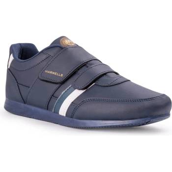 Marwells Мъжки кожени обувки - Тъмносини 20210835571 (334136_Тъмносин)