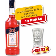 Aperitivo 501 11% 1 l (čistá fľaša)