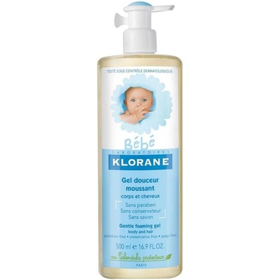 Klorane Bébé Douche jemný pěnivý gel 500 ml