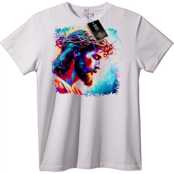 NOONEBRAND Тениска Цветен Трънен Венец - 7XL, White