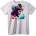 NOONEBRAND Тениска Цветен Трънен Венец - 7XL, White