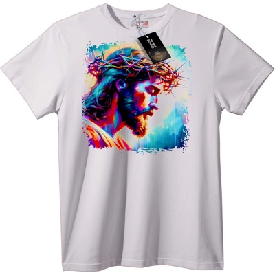 NOONEBRAND Тениска Цветен Трънен Венец - 7XL, White