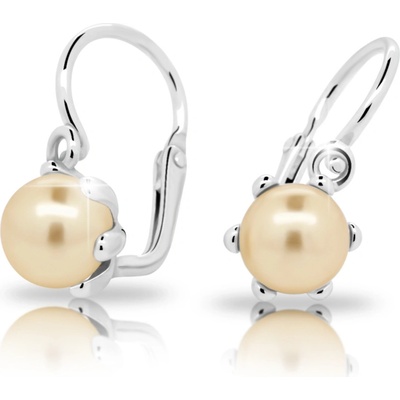 Cutie dětské stříbrné C2482 peach