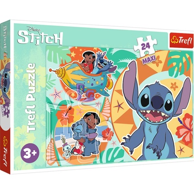 TREFL Lilo&Stitch Šťastný den MAXI 24 dílků