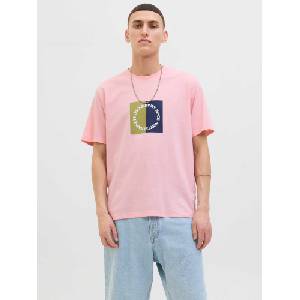 JACK & JONES Тениска jortavira branding tee ss crew neck (122769444777884)