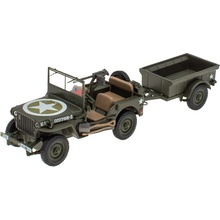 Jeep Willys MB Hachette časopis s modelem 1:43